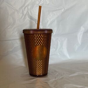 Starbucks grande Gold Studded Tumbler